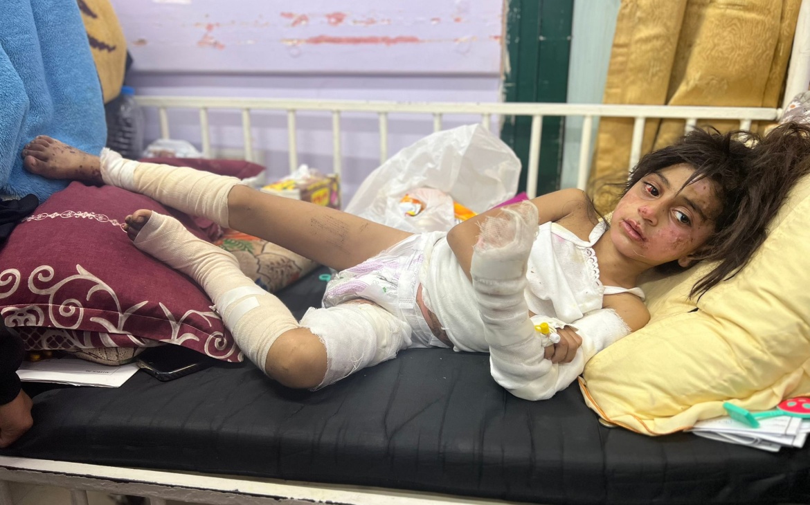 Medical supplies in Gaza hospitals almost non-existent.