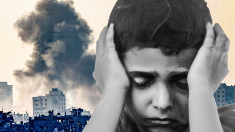The mental health of the children in Gaza is rapidly deteriorating.